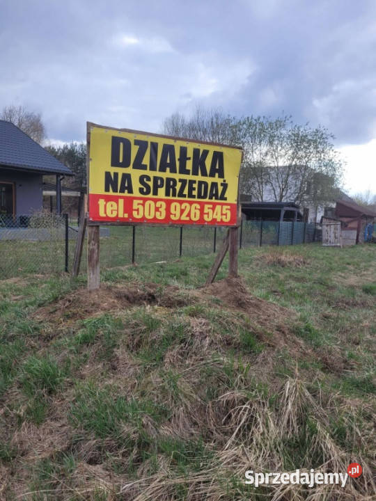 Działka koło Zalesia Górnego mazowieckie Łbiska