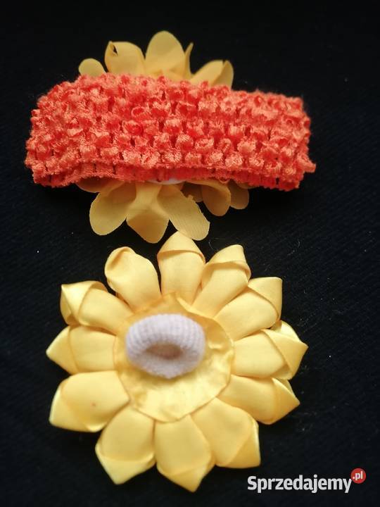 Gumka do włosów różowaTrzy ozdobne gumki do