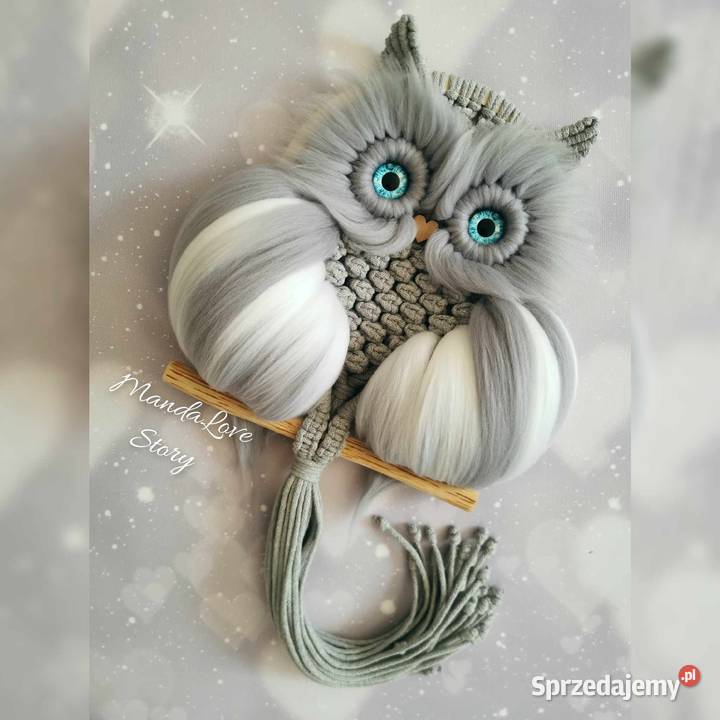 Półka sowa makrama Oława