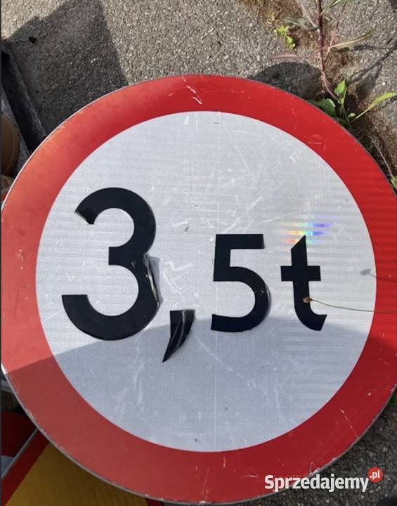 Znaki drogowe używane Łazy sprzedam