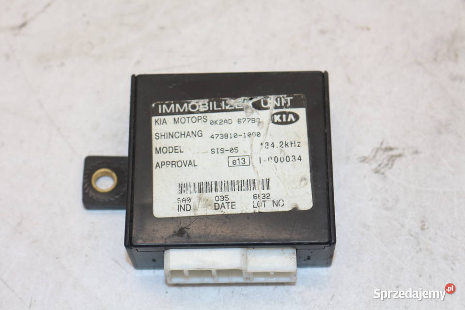 KIA SHUMA 2 0104 MODUŁ IMMO IMMOBILIZER Prochowice sprzedam