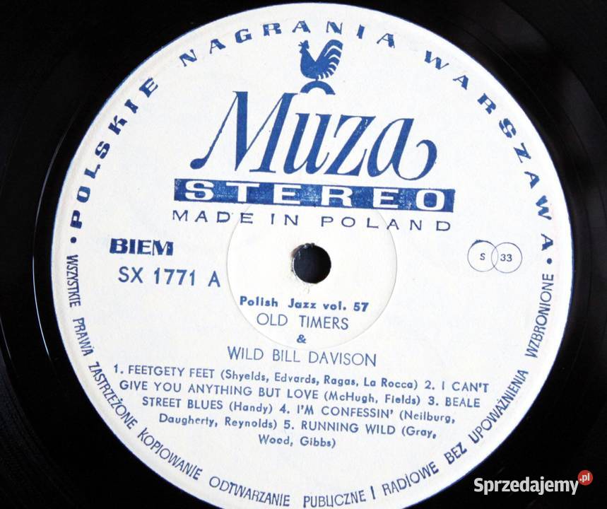 Old Timers With Wild Bill Davison Szczecin sprzedam
