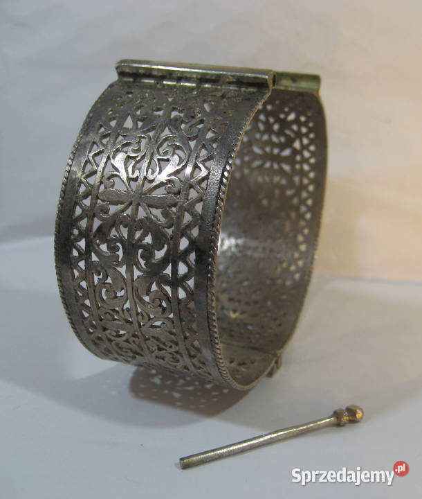 Srebrna Bransoleta Orientalna