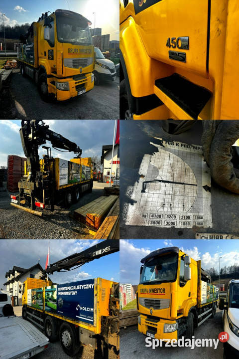 Renault Premium Renault Premiun HIAB K 166 PRO pierwszy właściciel Gdów