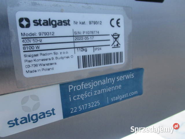 Płyta Grillowa Elektryczna Ryflowana Grill Ostrów Wielkopolski