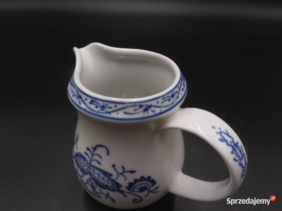 Porcelanowy mlecznik wzór cebulowy KAHLA Porcelana i szkło Raszków
