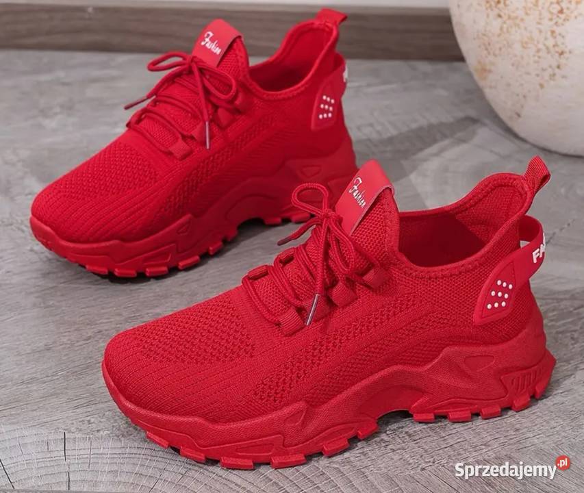 Lekkie wygodne sneakersy tkanina wielkopolskie Leszno sprzedam