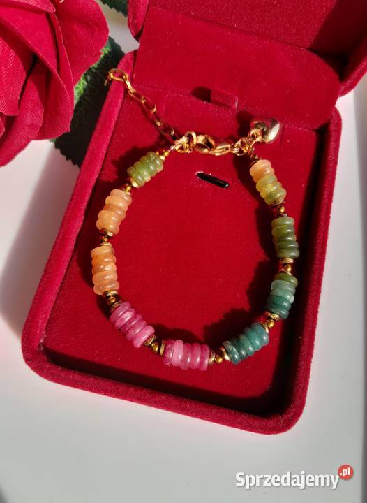 Bransoletka z kamienia naturalnego Turmalin