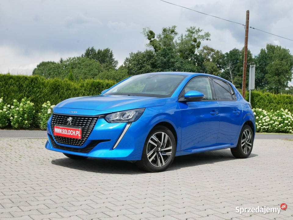 Peugeot 208 15 HDI 100 Eu6 Full LED Klimatr niebieski śląskie Goczałkowice-Zdrój