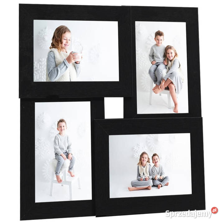 Ramka na 4 zdjęcia 10x15 czarna MDF WM332774 Warszawa sprzedam