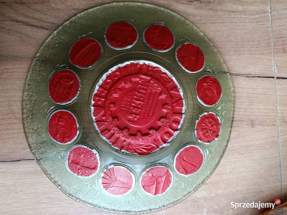 Talerz okolicznościowy huta Ferrum Ząbkowice PRL zachodniopomorskie Choszczno