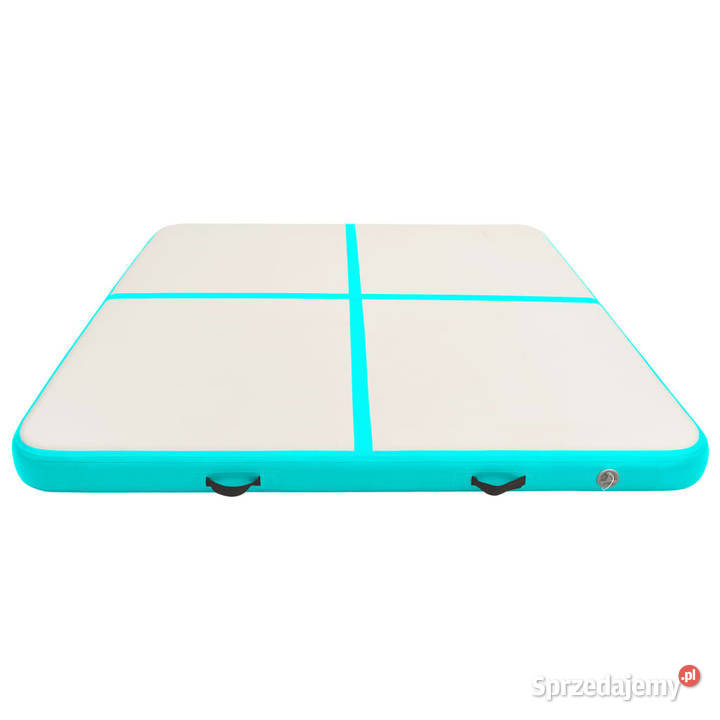 Mata gimnastyczna z pompką 200x200x15 PVC
