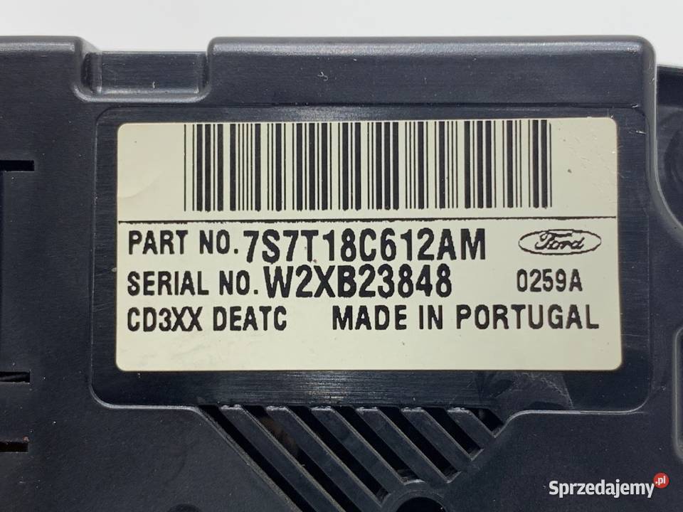 PANEL STEROWANIA NAWIEWU FORD MONDEO MK4