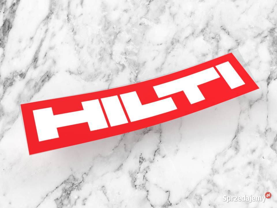 Naklejka HILTI 15 x 3 makita milwaukee stanley naklejki Choroszcz