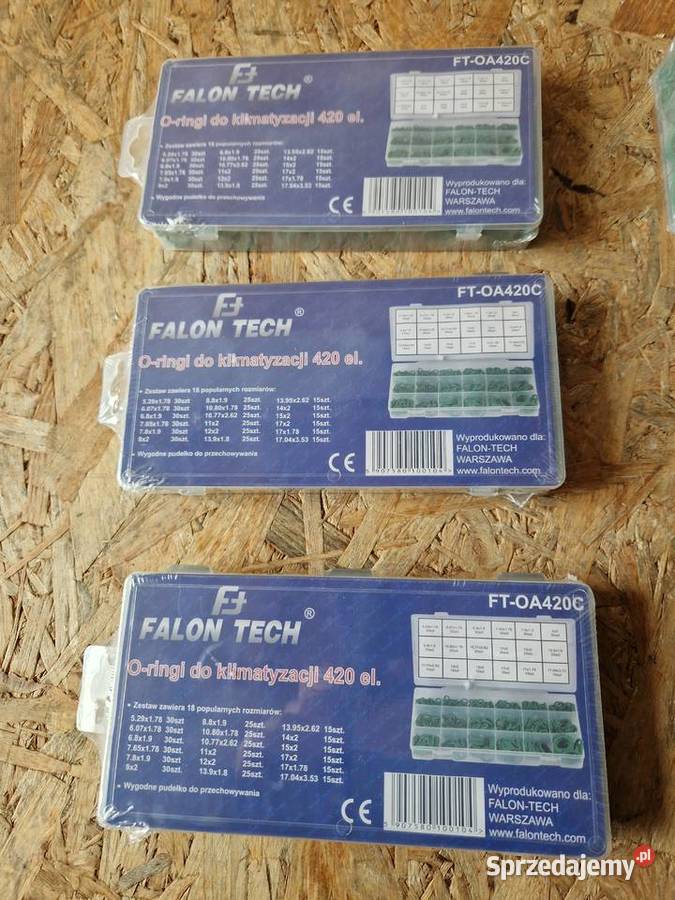 ZESTAW ORINGI DO KLIMATYZACJI 420el GUMOWE Pozostałe Głogowa