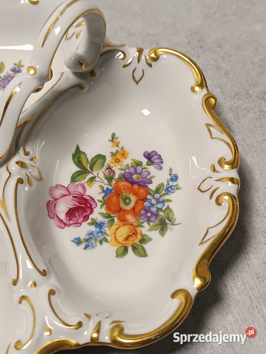 Patera ILMENAU Grof von Henneberg Porzellan 1777 Dobrzany