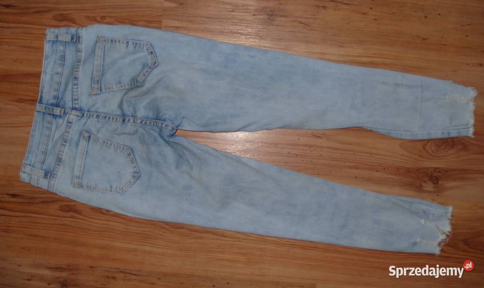 MISS RJ dżinsy z rozdarciami r34 efekt spranych Rozmiar 158