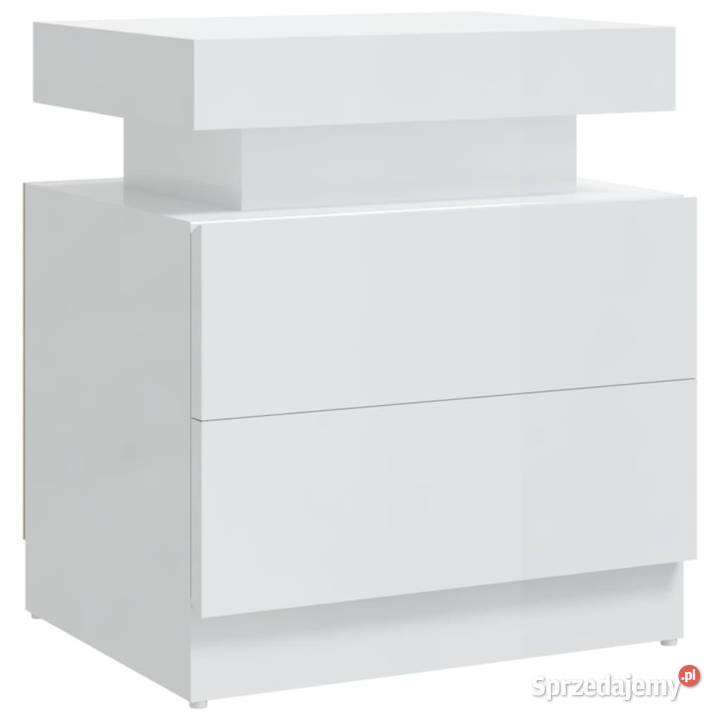 Szafka nocna biała wysoki połysk 45x35x52 mazowieckie