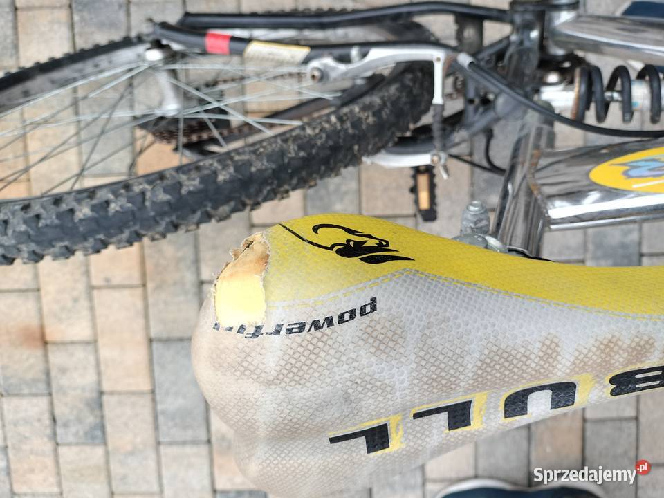 Bull full suspension srebrny rower górski pełna Urszulin sprzedam