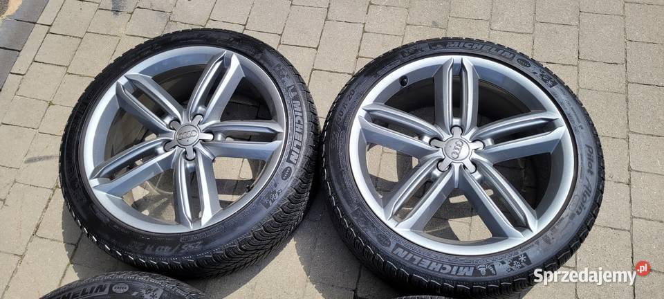 Koła zimowe Audi R 20 255 40 ET 43 super stan Warszawa sprzedam