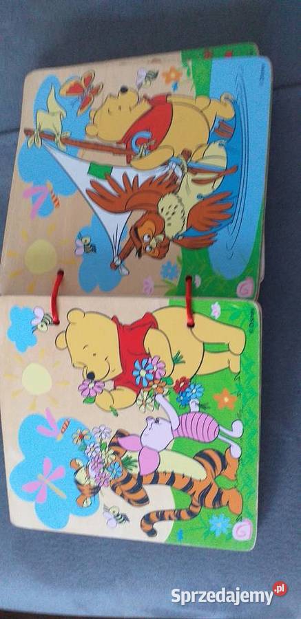 Drewniana książka Kubuś Puchatek
