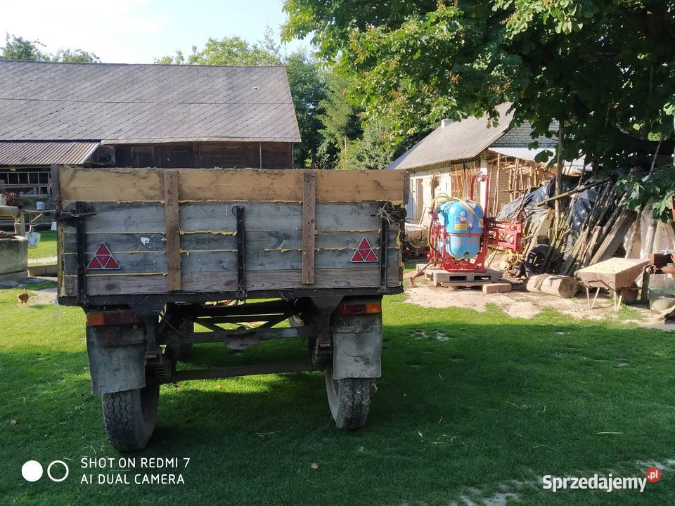 Sprzedam przyczepę drewnianą 3 Przyczepy rolnicze Krasnystaw