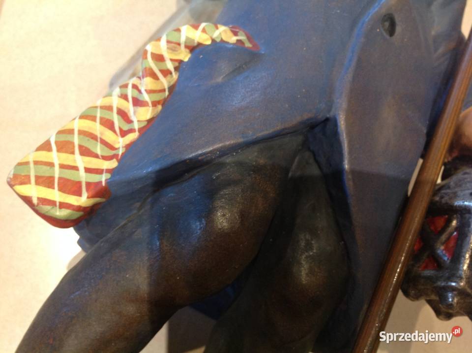 Stara Drewniana Figura Latarnik Nowa Sól