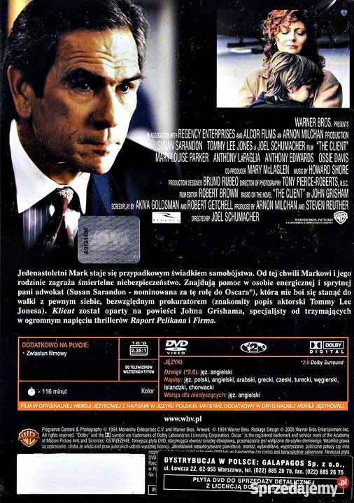KLIENT TOMMY LEE JONES napisy Kalisz sprzedam