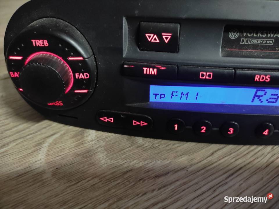 Radio samochodowe VW Beetle kaseta dolnośląskie