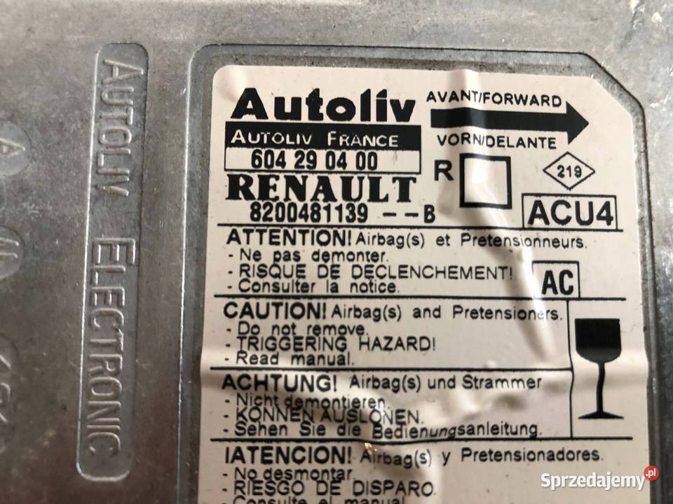 Renault Grand Scenic II 05r 20 16v 135 Sterownik osobowe świętokrzyskie Skarżysko-Kamienna