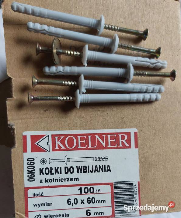 06k060 koelner kołki do wbijania z kołnierzem Dąbrowa Górnicza