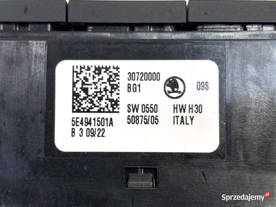 WŁĄCZNIK ŚWIATEŁ SKODA OCTAVIA IV 5E4941501A