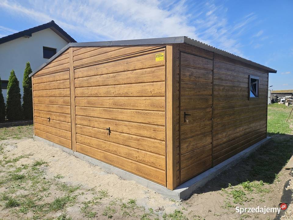 6x6 Garaze Blaszane Garaż Blaszany Blaszak 354zł/m2 Białobrzegi