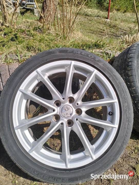 Felgi koła 17 5x112 opony letnie audi Volkswagen Krasnobród