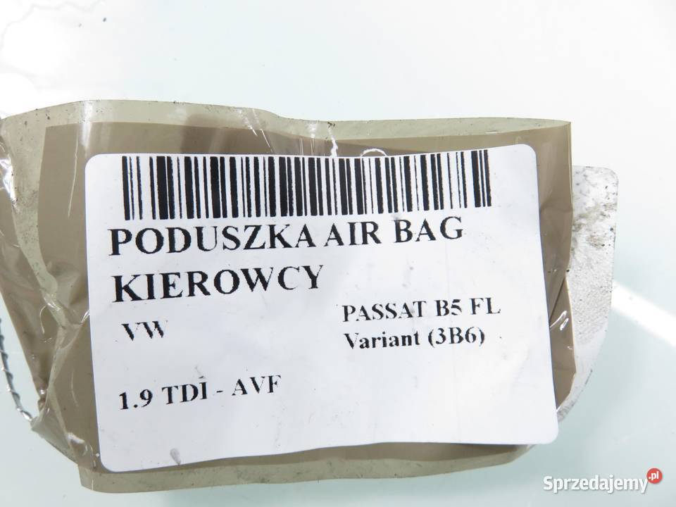 PODUSZKA KIEROWCY VW PASSAT B5 FL Variant 3B6 osobowe małopolskie