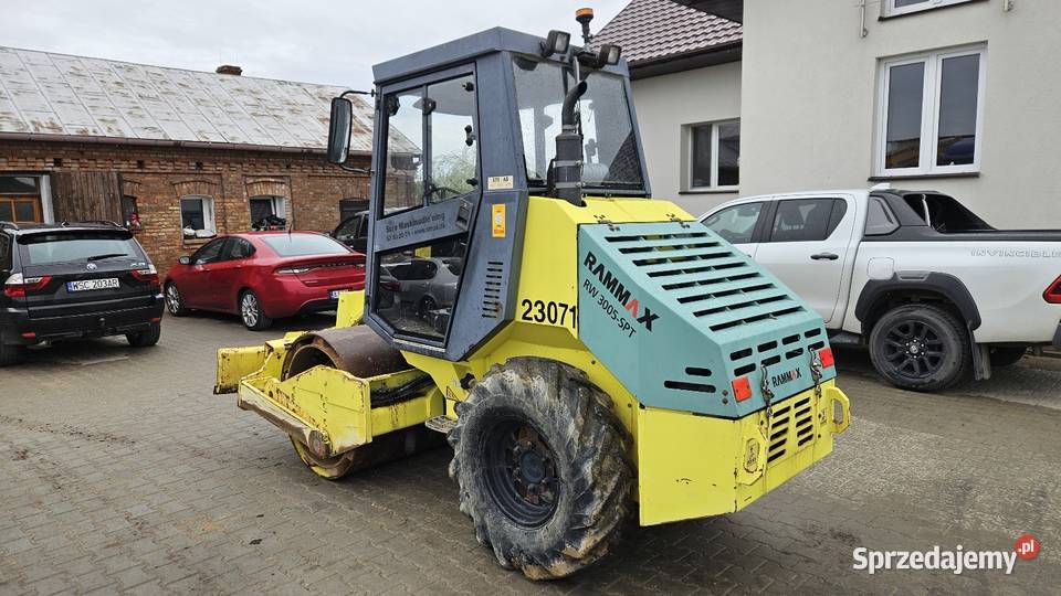 Walec Rammax RW3005SPT 35t kołekgładki pług Sochaczew