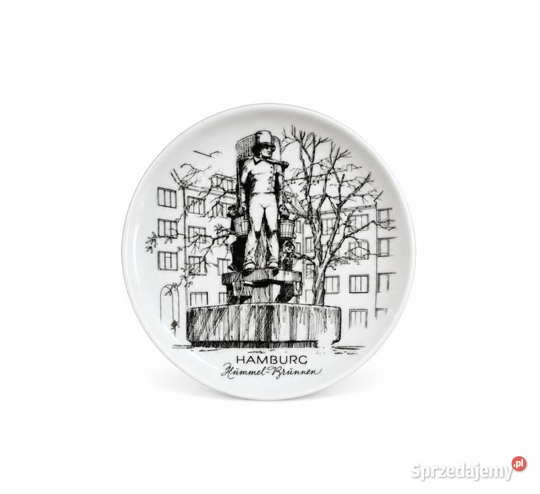 Stary talerzyk kolekcjonerski HAMBURG Hummel Antyki, Sztuka, Kolekcje łódzkie Poddębice sprzedam