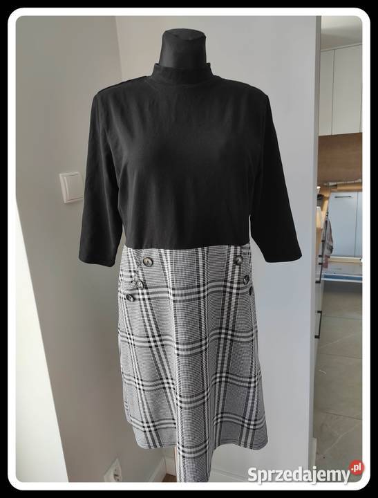 Sukienka czarno biała Dorothy perkins 42 XL Płock