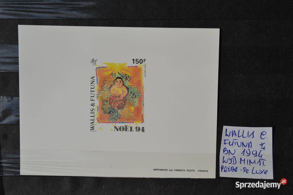 Znaczki Wallis i Futuna Boże Narodzenie Wydanie Sobótka
