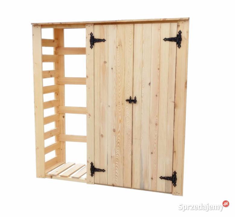 drewutnia drewniana Medium stojak na drewno Łódź sprzedam