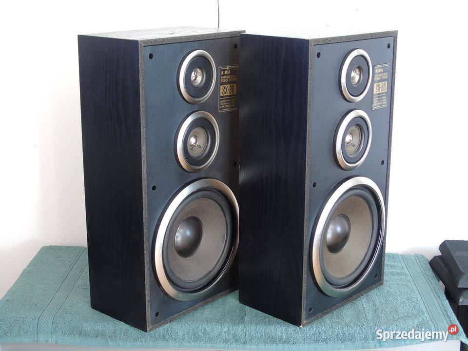 Świetne kolumny stereo Aiwa SX80 mocne DOSTAWA Jasło