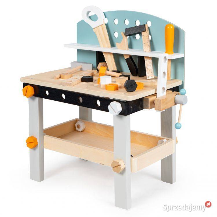 Drewniany warsztat dzieci stół narzędziowy 38 Smogorzów