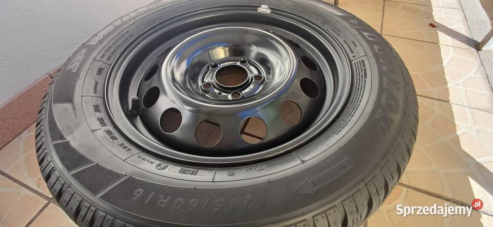 Nowa felga stalowa 5 x108 z oponą zimową Dunlop Reda