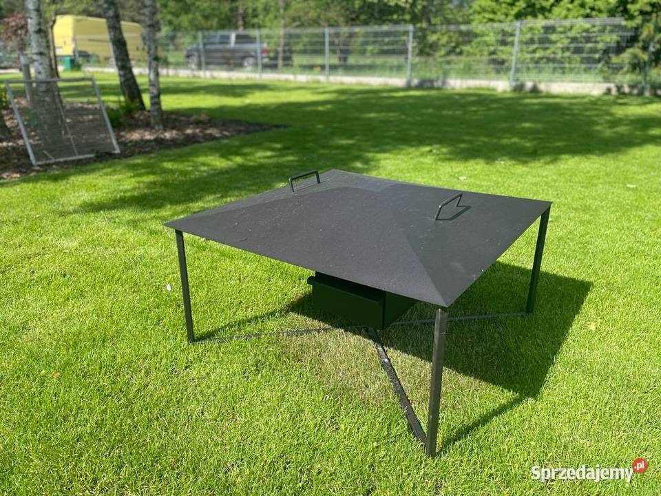 Palenisko z rusztem do grilowania i pokrywą Grillowanie Pabianice