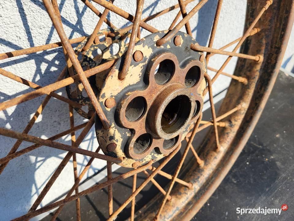 DKW NZ 350 KOŁO TYŁ WEHRMACHT ORGINAŁ SYGNOWANE
