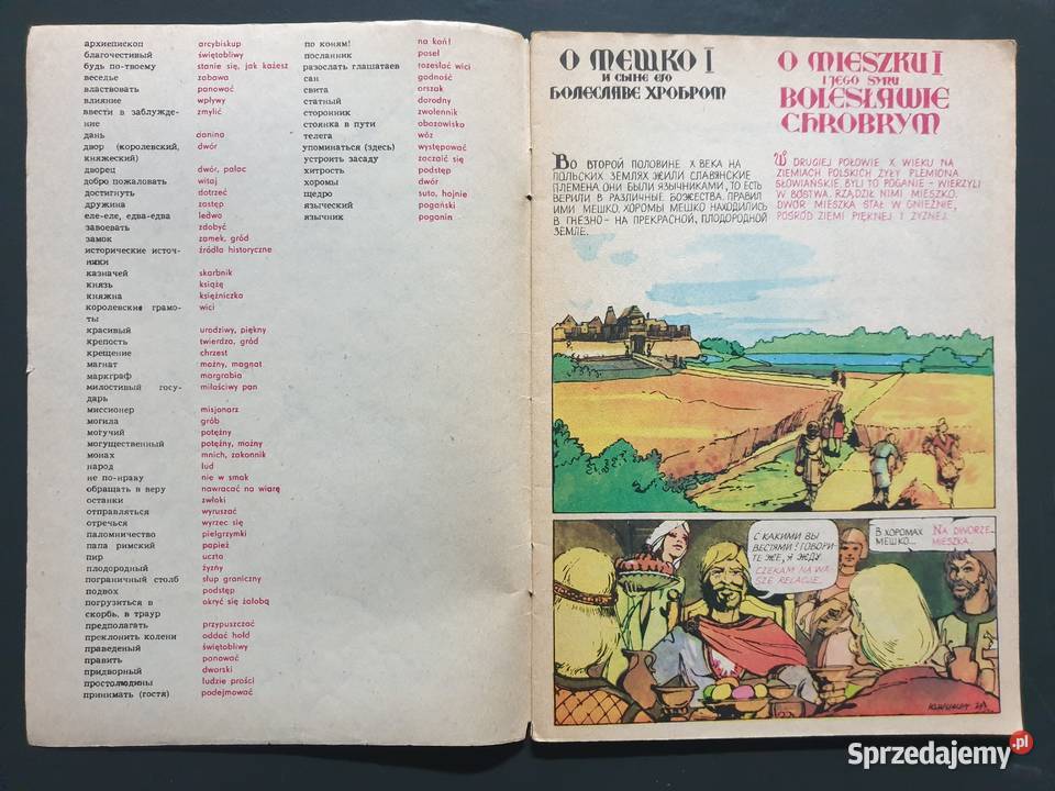 O Mieszku I i jego synu Bolesławie Chrobrym jęz Gdynia