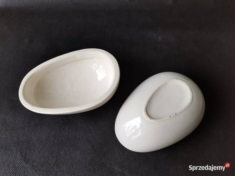 Stary pojemnik bomboniera Jajo Jajko Wielkanocne śląskie Katowice sprzedam