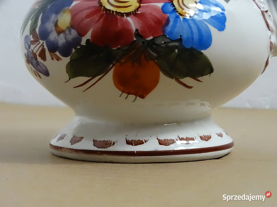Włoski dzbanek ceramiczny Bassano Wazon vintage Biłgoraj sprzedam