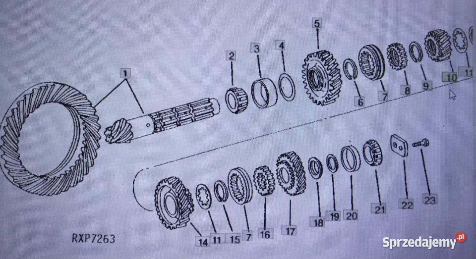 John Deere R63931trybJohn Deere 4555475549555 Pozostałe Jastrzębniki
