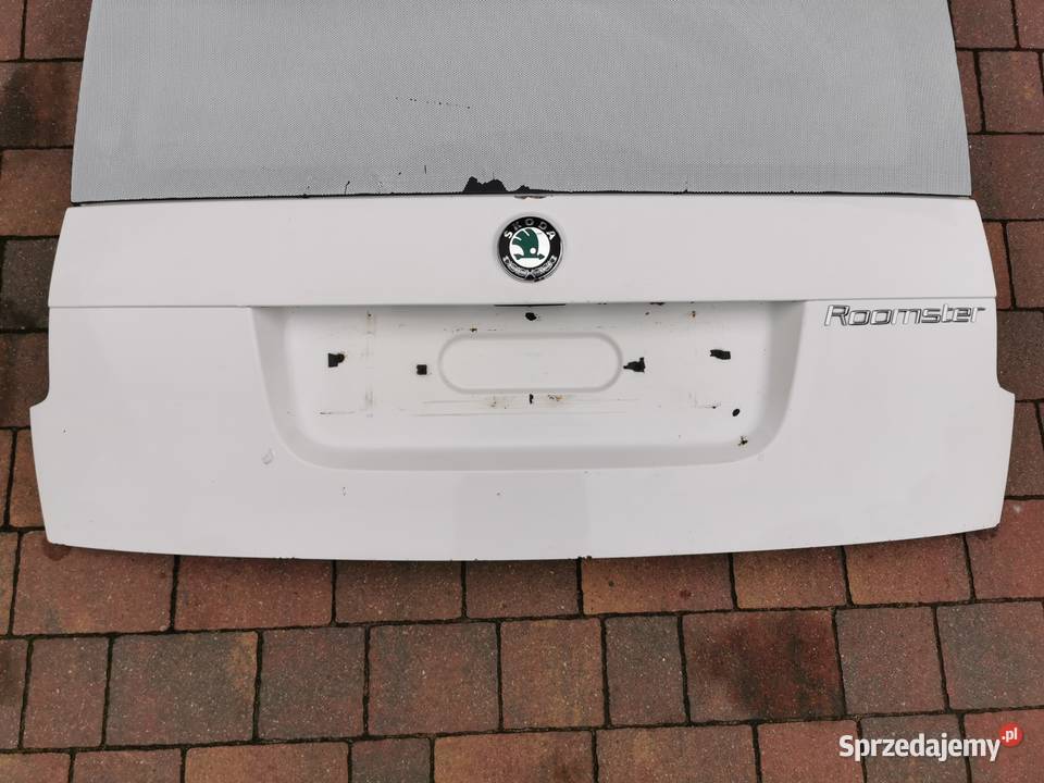 Klapa Bagażnika Skoda Roomster Biała 1026 Wyszków